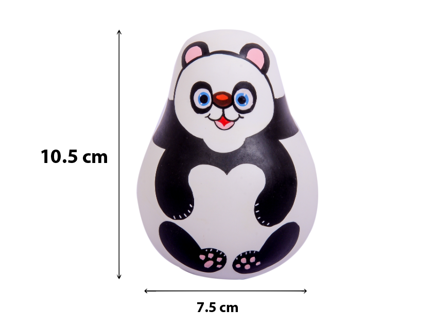 Channapatna Roly Poly Doll- Panda